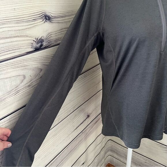 Columbia Titanium Omni-Shade Grey Quarter Zip Pullover - Picture 6 of 10